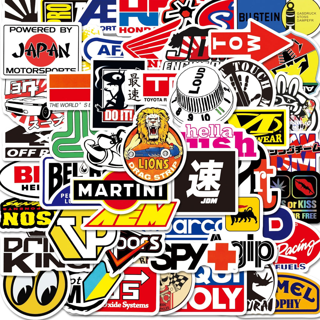Autocollants de logo de marque cool
