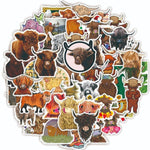 Autocollants animaux yak
