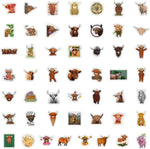 Autocollants animaux yak