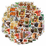 Autocollants animaux yak
