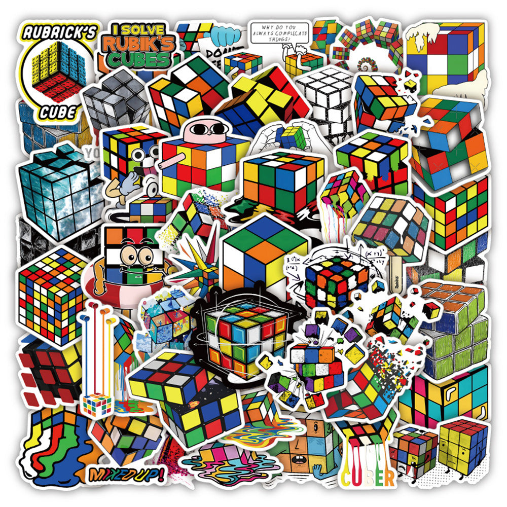 Autocollants Rubik Cube