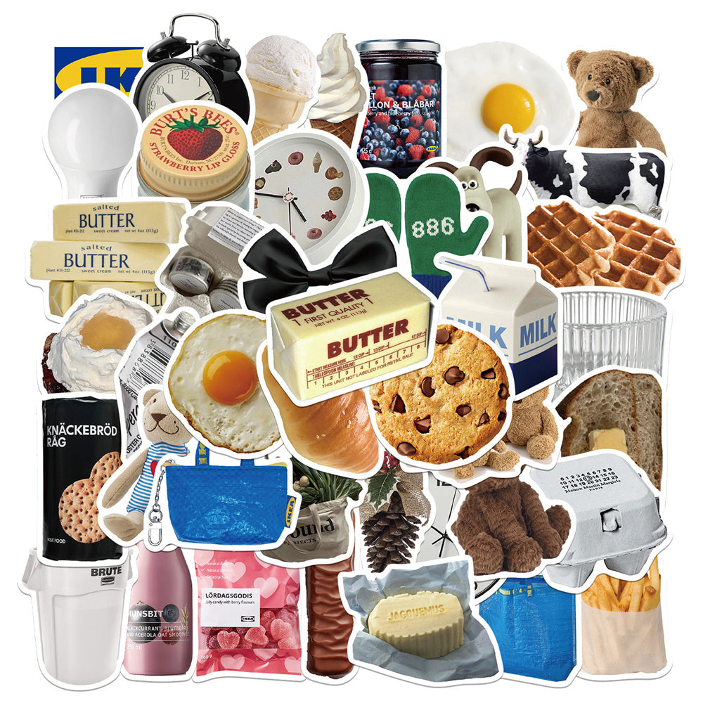 Biscuits au lait d'ours autocollants au beurre