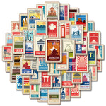Autocollants de monuments mondiaux