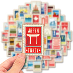 Autocollants de monuments mondiaux